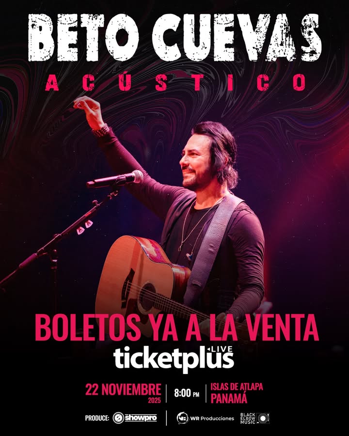 Beto Cuevas – Acústico en Panamá: Una noche para reencontrarse con su música
