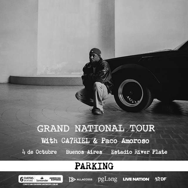 Kendrick en Argentina 2025 con su Grand National Tour