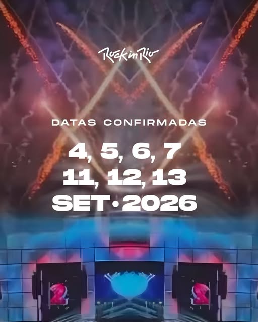 Rock in Rio 2026 confirma fechas