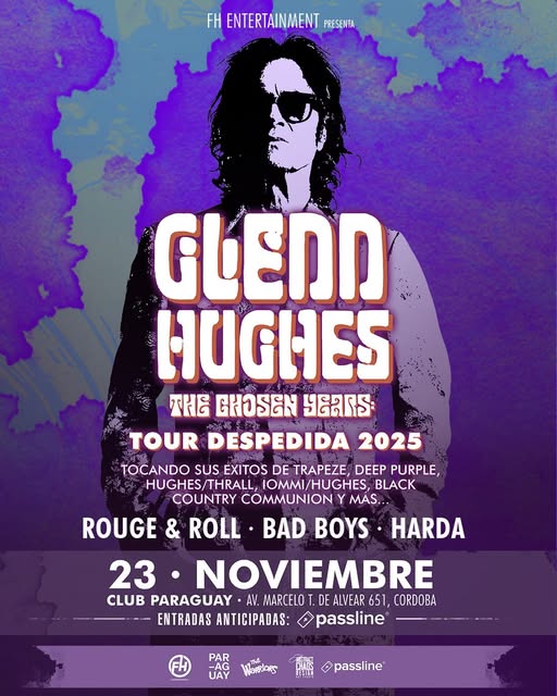 Glenn Hughes se despide de Córdoba: una noche histórica para el rock