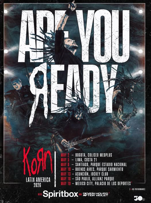 Korn Desata la Furia del Nu Metal en Latinoamérica con Gira en 2026