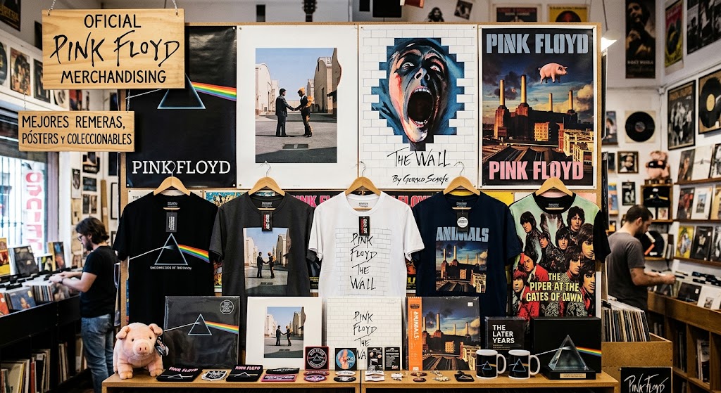 Mejores remeras, pósters y merchandising oficial de Pink Floyd: dónde comprar